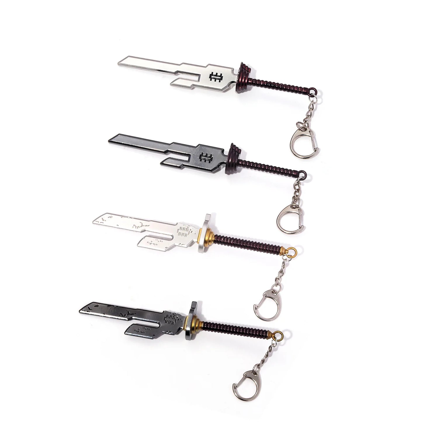 Jujutsu Kaisen Nanami Kento & Fushiguro Toji Weapon Keychain – Stainless Steel