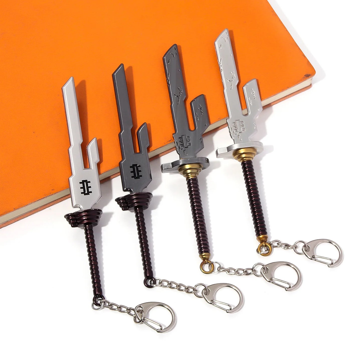 Jujutsu Kaisen Nanami Kento & Fushiguro Toji Weapon Keychain – Stainless Steel