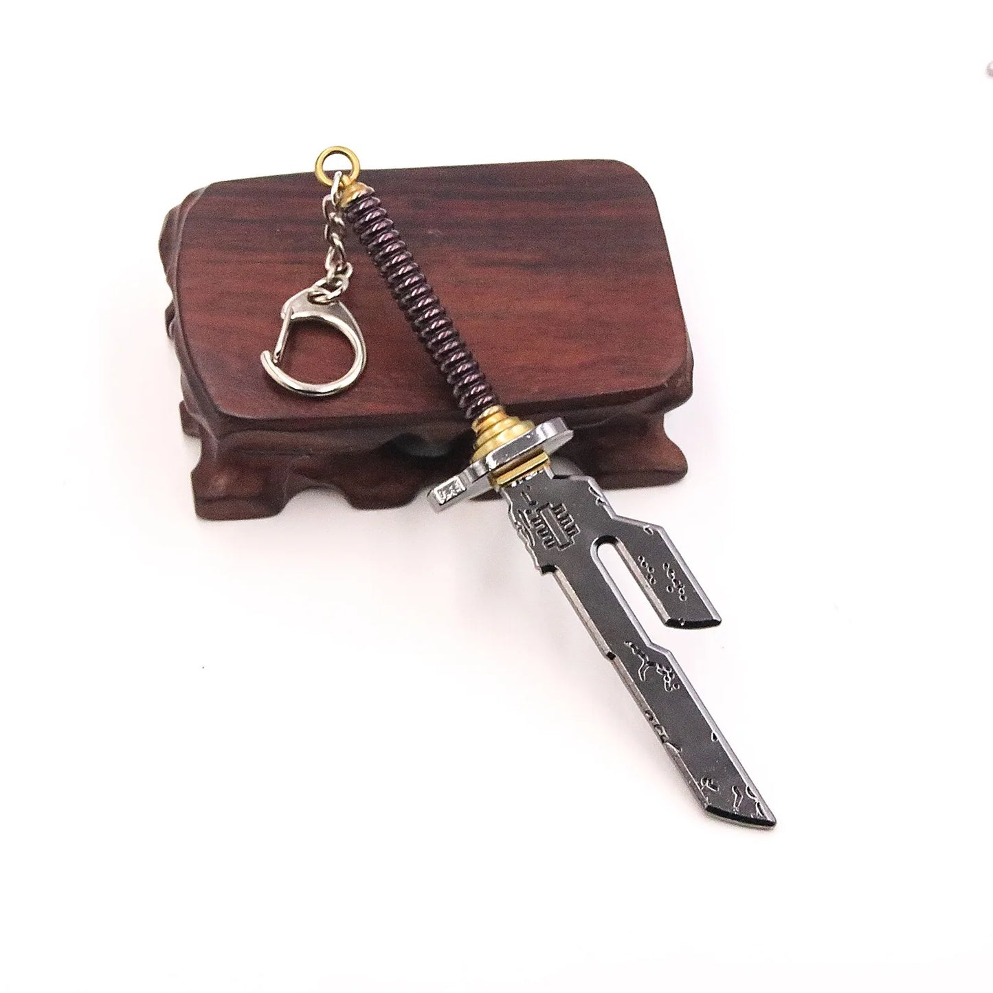 Jujutsu Kaisen Nanami Kento & Fushiguro Toji Weapon Keychain – Stainless Steel