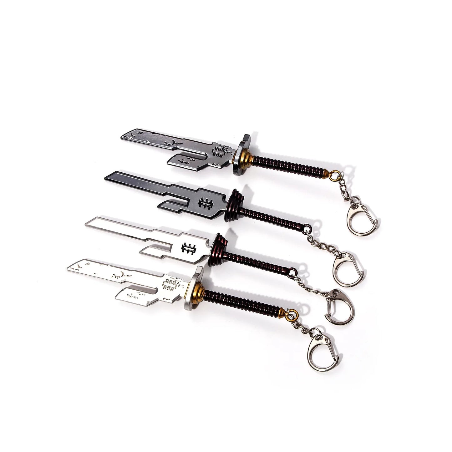 Jujutsu Kaisen Nanami Kento & Fushiguro Toji Weapon Keychain – Stainless Steel