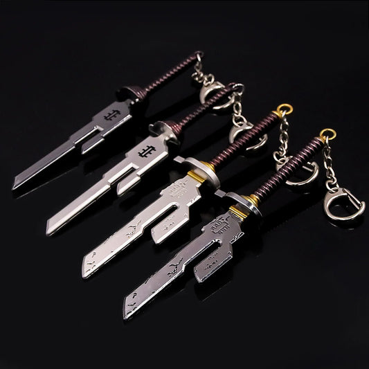 Jujutsu Kaisen Nanami Kento & Fushiguro Toji Weapon Keychain – Stainless Steel